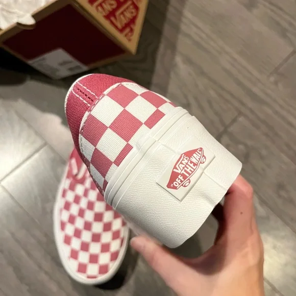 Vans womens classic checkboard slip on platform 34mm height, NWB - Picture 5 of 8